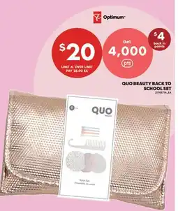 Real Canadian Superstore QUO BEAUTY BACK TO SCHOOL SET offer