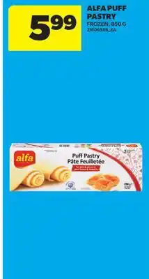 Real Canadian Superstore ALFA PUFF PASTRY offer