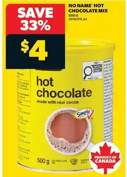 Real Canadian Superstore NO NAME HOT CHOCOLATE MIX offer