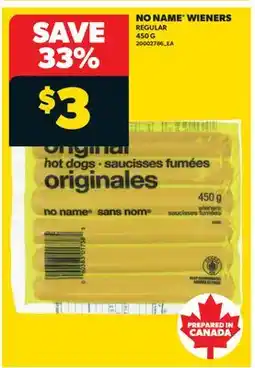 Real Canadian Superstore NO NAME WIENERS offer
