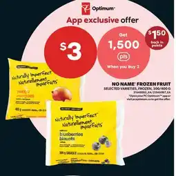 Real Canadian Superstore NO NAME FROZEN FRUIT, 300/400 G offer