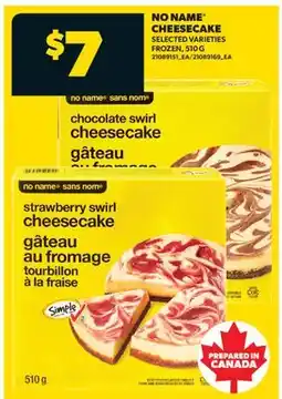 Real Canadian Superstore NO NAME CHEESECAKE offer