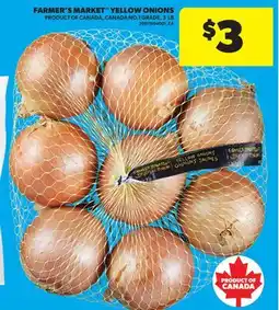 Real Canadian Superstore FARMER'S MARKET YELLOW ONIONS, 3 LB offer