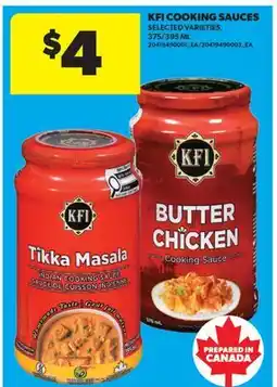 Real Canadian Superstore KFI COOKING SAUCES, 375/395 ML offer