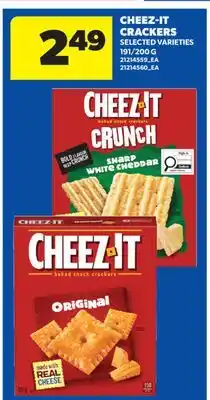 Real Canadian Superstore CHEEZ-IT CRACKERS, 191/200 G offer
