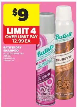 Real Canadian Superstore BATISTE DRY SHAMPOO offer