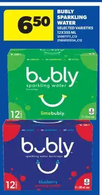 Real Canadian Superstore BUBLY SPARKLING WATER offer