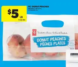 Real Canadian Superstore PC DONUT PEACHES offer