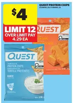 Real Canadian Superstore QUEST PROTEIN CHIPS offer