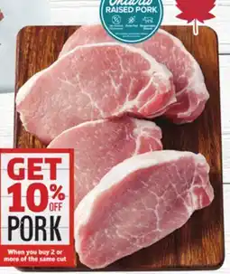 Foodland CONESTOGA MEATS Boneless Pork Loin Centre Cut Chops offer