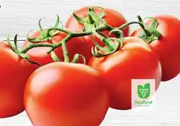 Foodland Red Cluster Tomatoes on the Vine offer