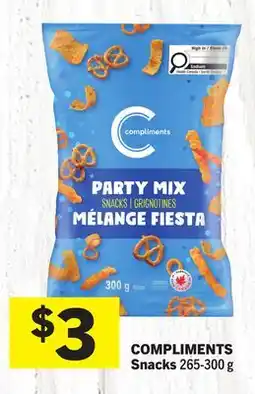 Foodland COMPLIMENTS Snacks offer