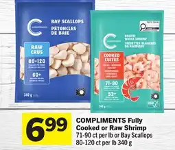 Foodland COMPLIMENTS Fully Cooked or Raw Shrimp offer