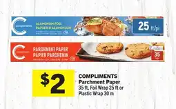 Foodland COMPLIMENTS Parchment Paper offer