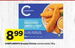 Foodland COMPLIMENTS Breaded Chicken offer