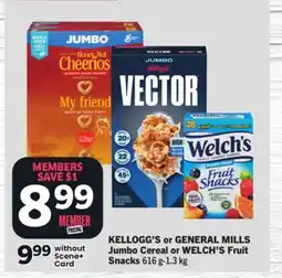 Foodland Jumbo Cereal or Fruit Snacks offer