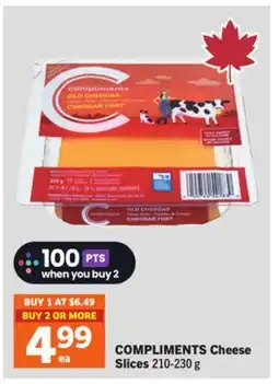 Foodland COMPLIMENTS Cheese Slices offer