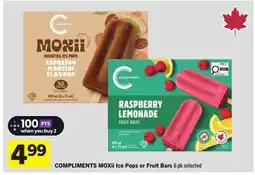 Foodland COMPLIMENTS MOXii Ice Pops or Fruit Bars offer