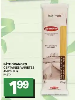 L'Intermarché PÂTE GRANORO offer