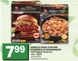 L'Intermarché REPAS ET HORS-D'ŒUVRE PLAISIRS GASTRONOMIQUES offer