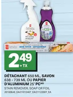 L'Intermarché DÉTACHANT 650 ML, SAVON 638 - 739 ML OU PAPIER D'ALUMINIUM 25' PCMD offer