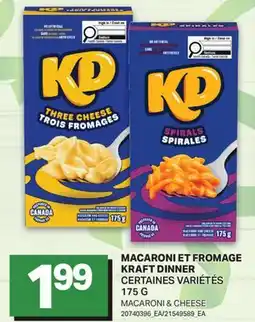 L'Intermarché MACARONI ET FROMAGE KRAFT DINNER offer
