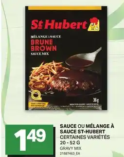 L'Intermarché SAUCE OU MÉLANGE À SAUCE ST-HUBERT offer