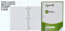 Rossy Spiral notebook offer