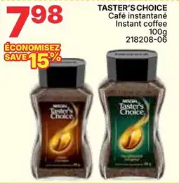 Rossy TASTER'S CHOICE Instant coffee offer