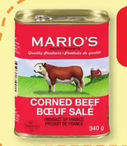 Rossy MARIO'S Corned beef offer