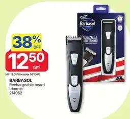 Rossy BARBASOL Rechargeable beard trimmer offer