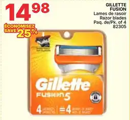Rossy GILLETTE FUSION Razor blades offer