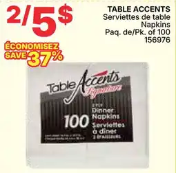 Rossy TABLE ACCENTS Napkins offer