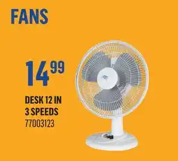 Canac Desk Fan 12 in 3 Speeds offer