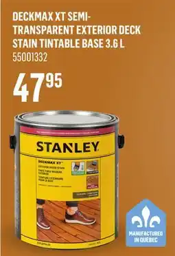 Canac Deckmax XT Semi-transparent Exterior Deck Stain Tintable base 3.6L offer