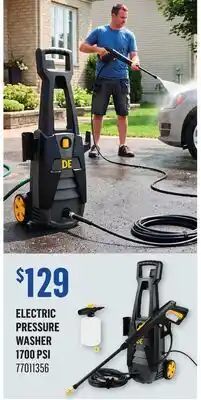 Canac Electric Pressure Washer 1700PSI offer