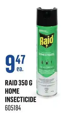 Canac Raid Home Insecticide offer