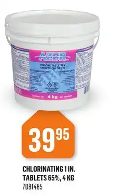 Canac Chlorinating 1 in. Tablets 65%, 4kg offer