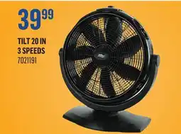 Canac Tilt Fan 20 in. 3 Speeds offer