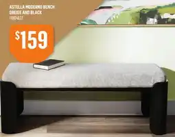Canac ASTELLA Moderno Bench Greige and Black offer