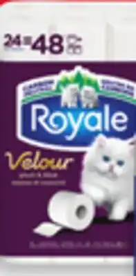 Walmart Royale 2-ply bathroom tissue 24 = 48 rolls offer