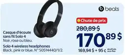 Walmart Solo 4 wireless headphones offer