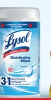 Walmart Lysol wipes 75s – 84s offer
