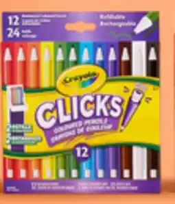 Walmart Crayola Clicks mechanical coloured pencils offer