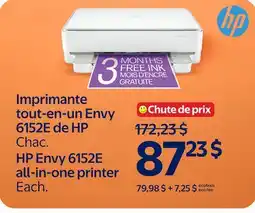 Walmart HP Envy 6152E all-in-one printer offer