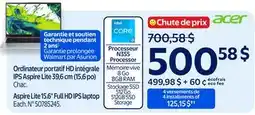 Walmart Aspire Lite 156 Full HD IPS laptop offer