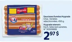Walmart Hygrade wieners offer