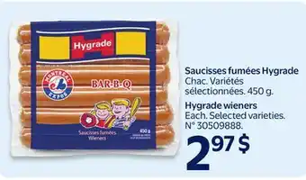 Walmart Hygrade wieners offer