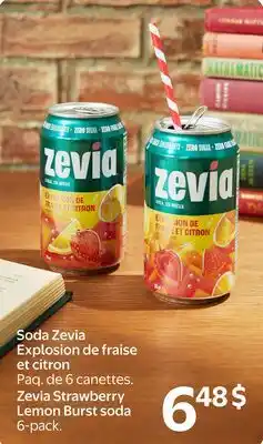 Walmart Zevia Strawberry Lemon Burst soda offer