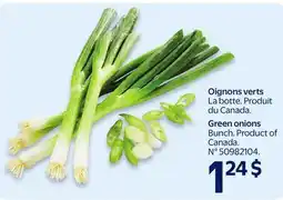 Walmart Green onions Bunch. Product of Canada offer